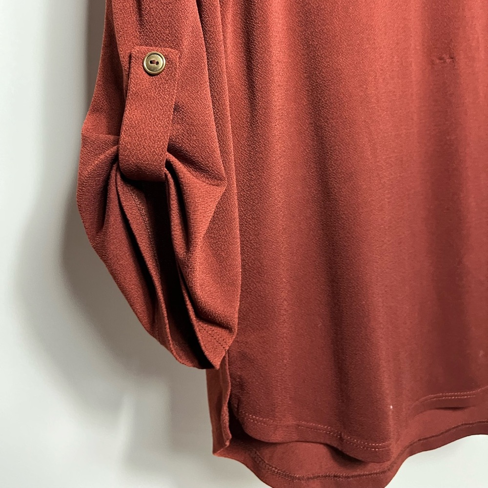 Burgundy Business Top - Picture 4 of 5